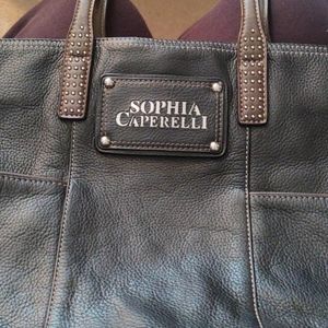 Sophia Caperelli leather shoulder bag